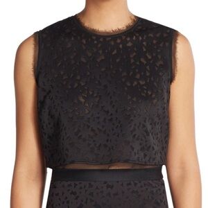 Elizabeth & James laser cut sleeveless top